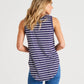 Keira Tank | Dark Blue Stripe