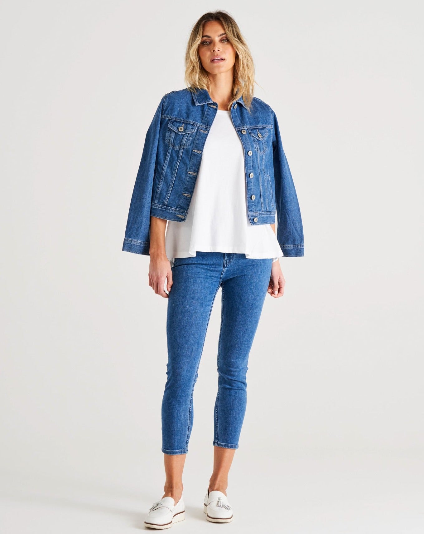 Carli Denim Jacket | Light Blue Wash