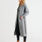 Ponte Trench Coat | Black Houndstooth