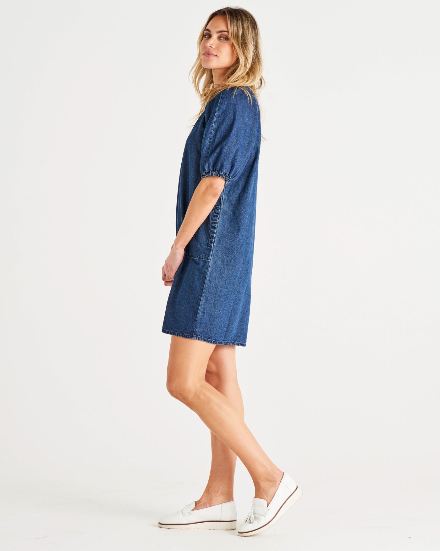 Mahalo Dress | Blue Wash