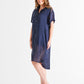 Lani Linen Shirt Dress | Navy