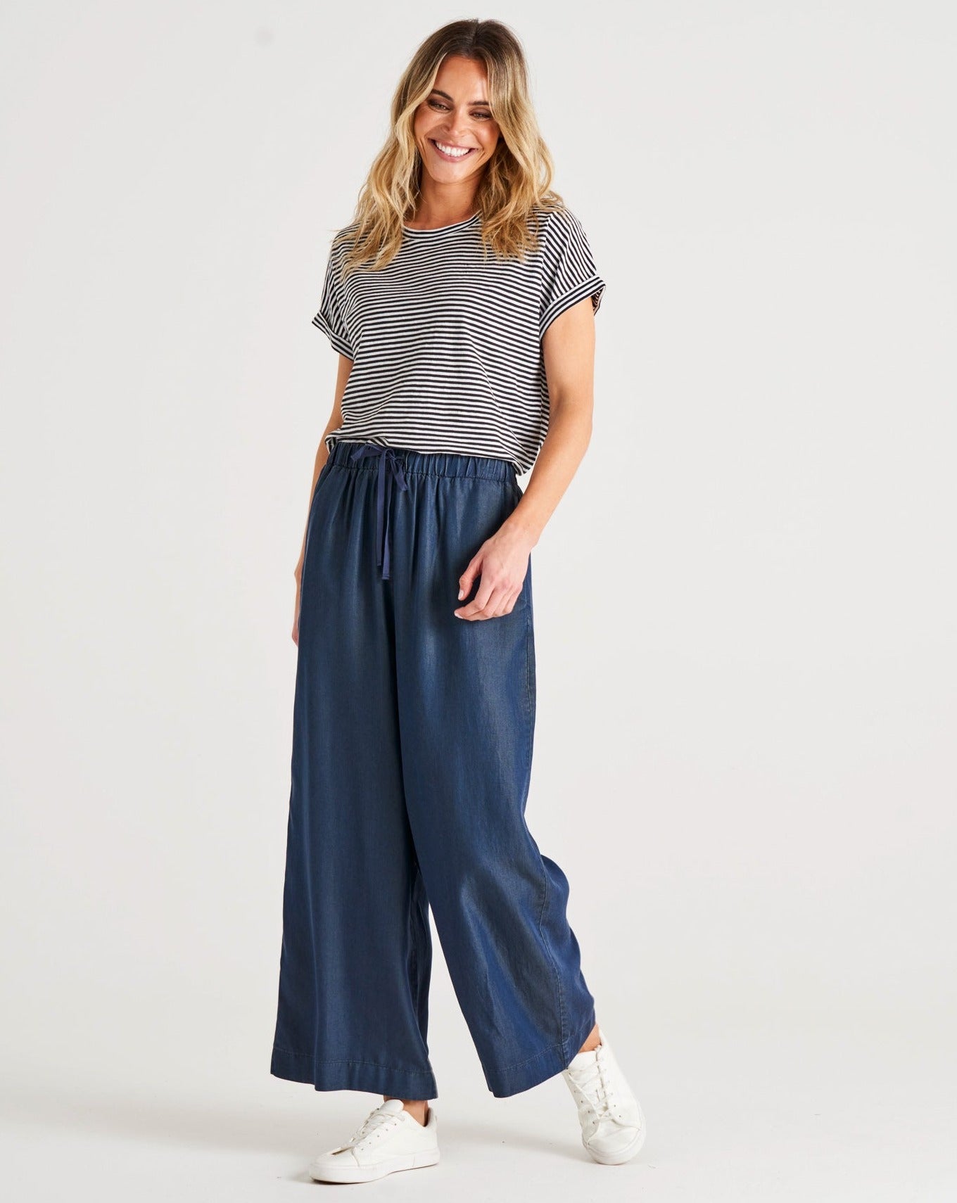 Calista Palazzo Pant | Denim Size 10