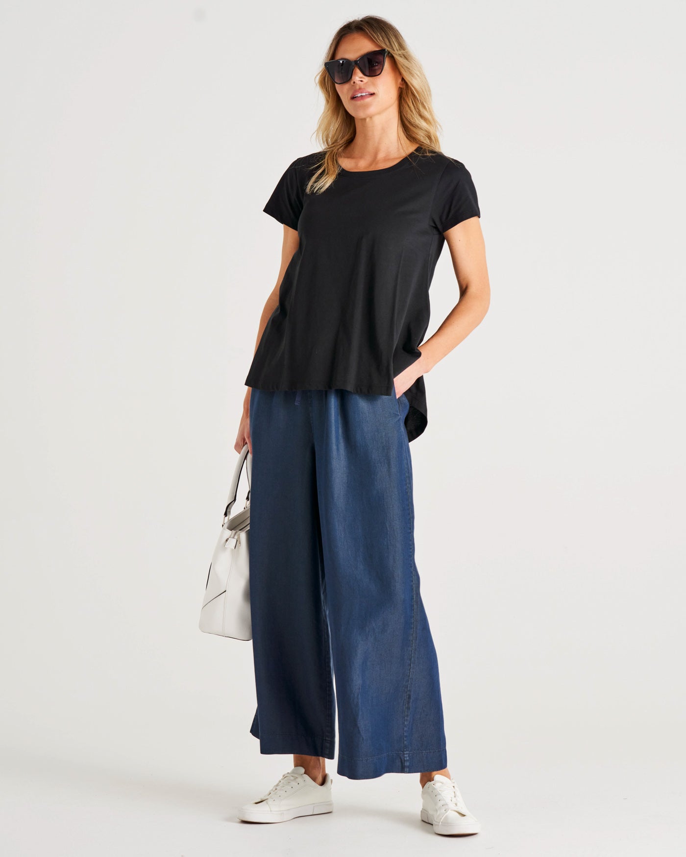 Calista Palazzo Pant | Denim Size 10