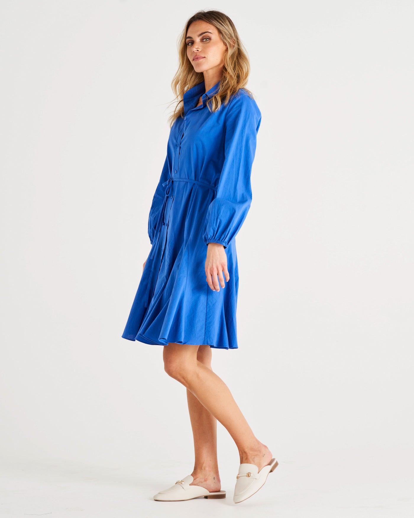 Jada Dress | Iris Blue