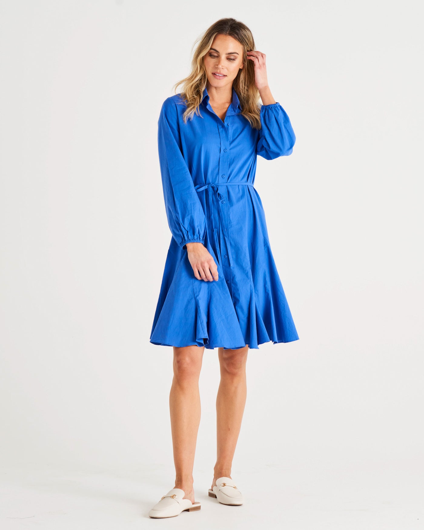 Jada Dress | Iris Blue