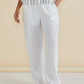 Zaza Relaxed Pant | White