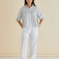 Zaza Relaxed Pant | White