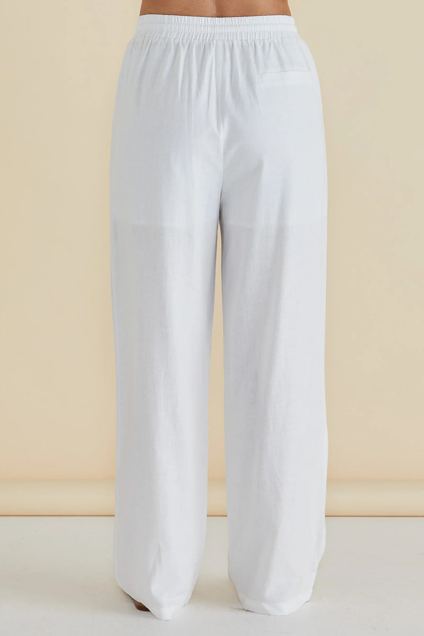 Zaza Relaxed Pant | White