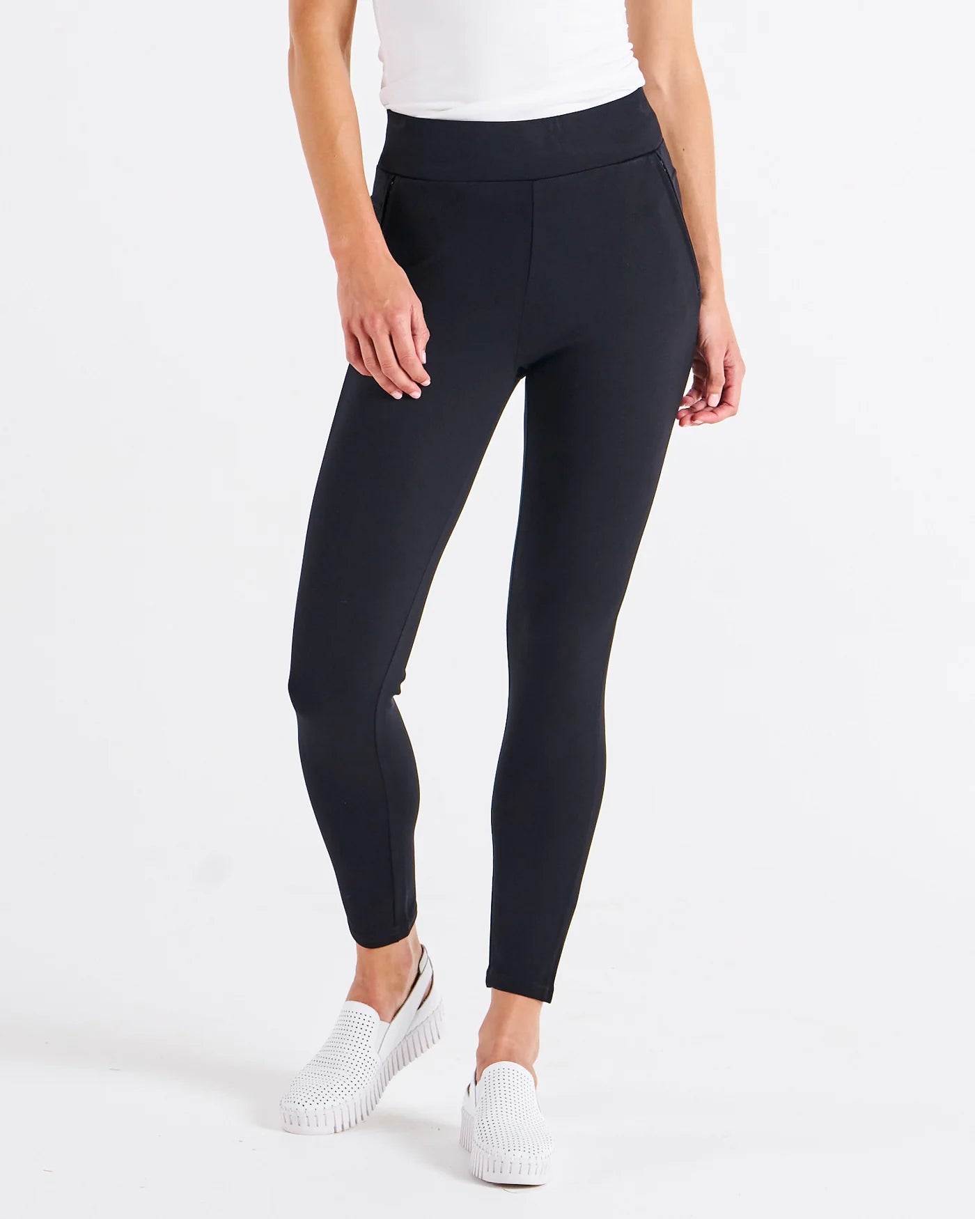 Priscilla Ponte Legging | Black Size 6