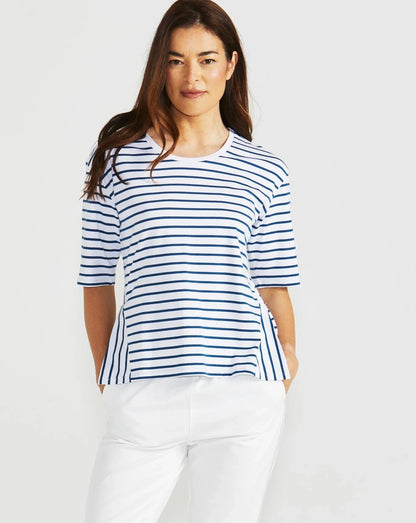 Naomi Tee | Navy Stripe