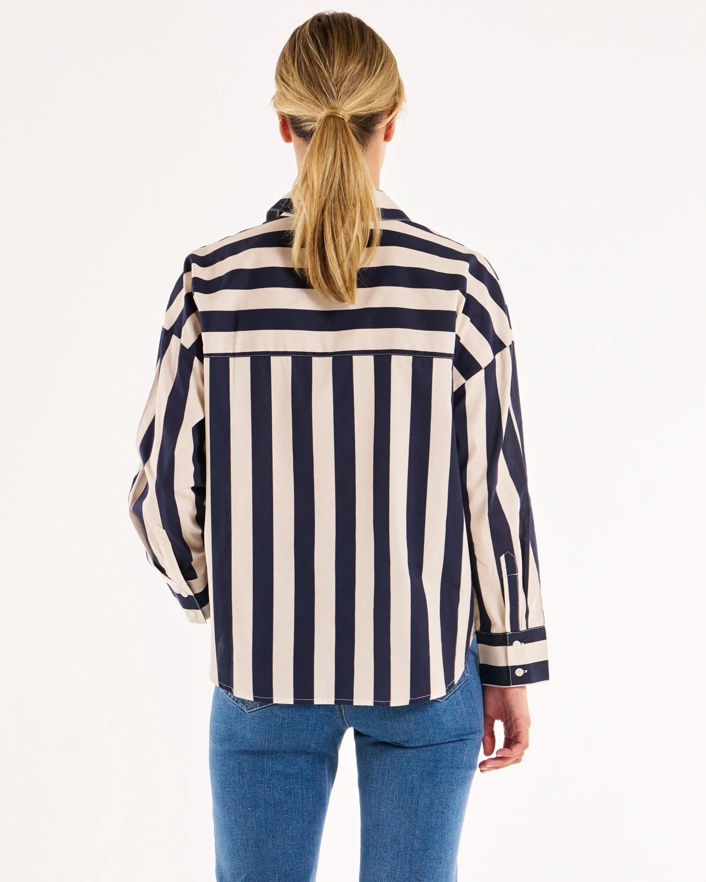 Stripe Shirt | Navy Stripe