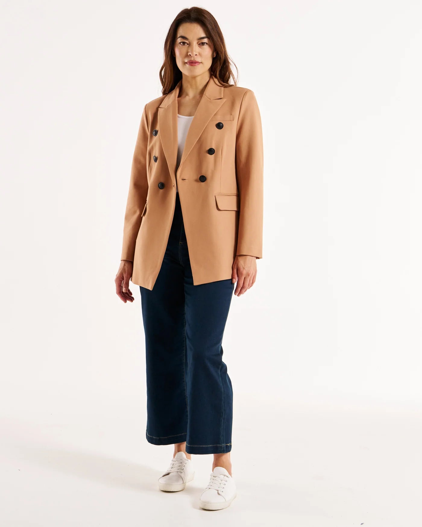 Kaisley Blazer | Tan