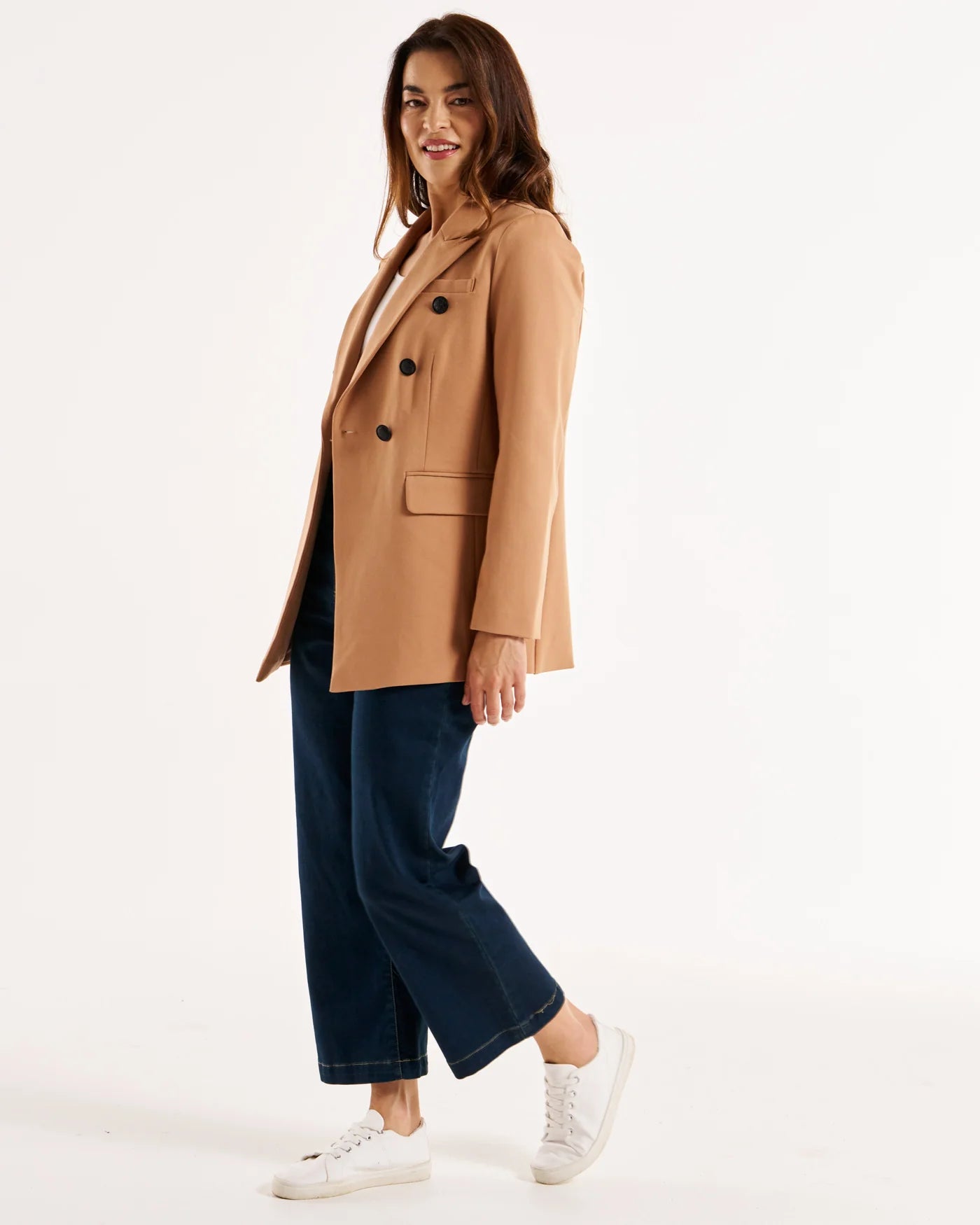 Kaisley Blazer | Tan