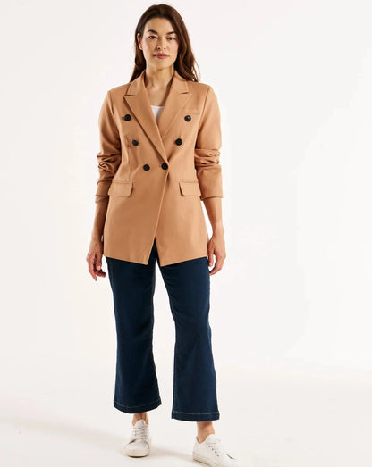 Kaisley Blazer | Tan