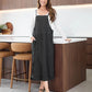 Apron Dress Stretch Denim | Black