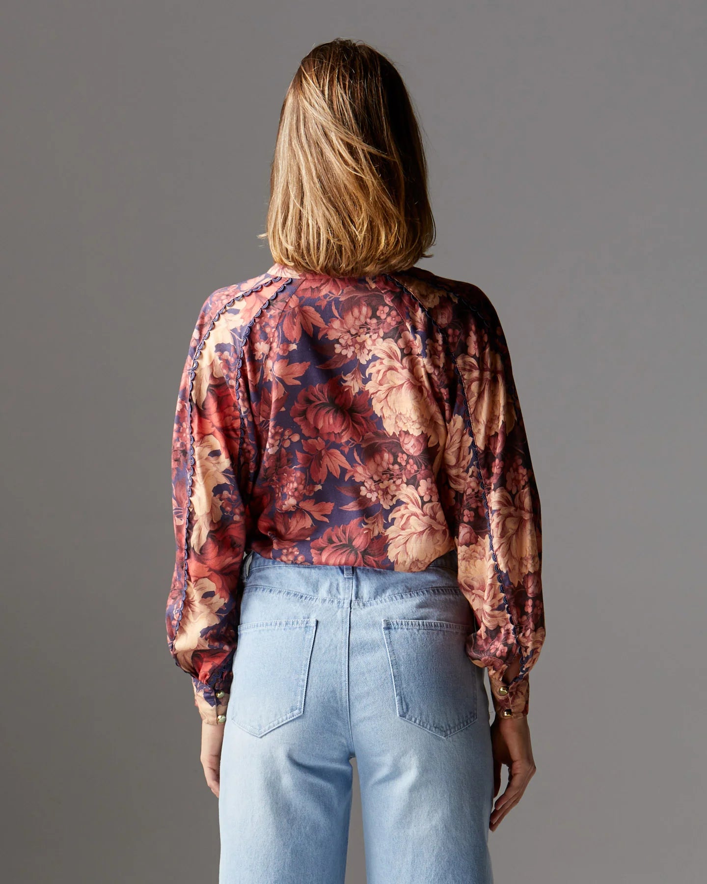 Berry Kiss Blouse | Floral