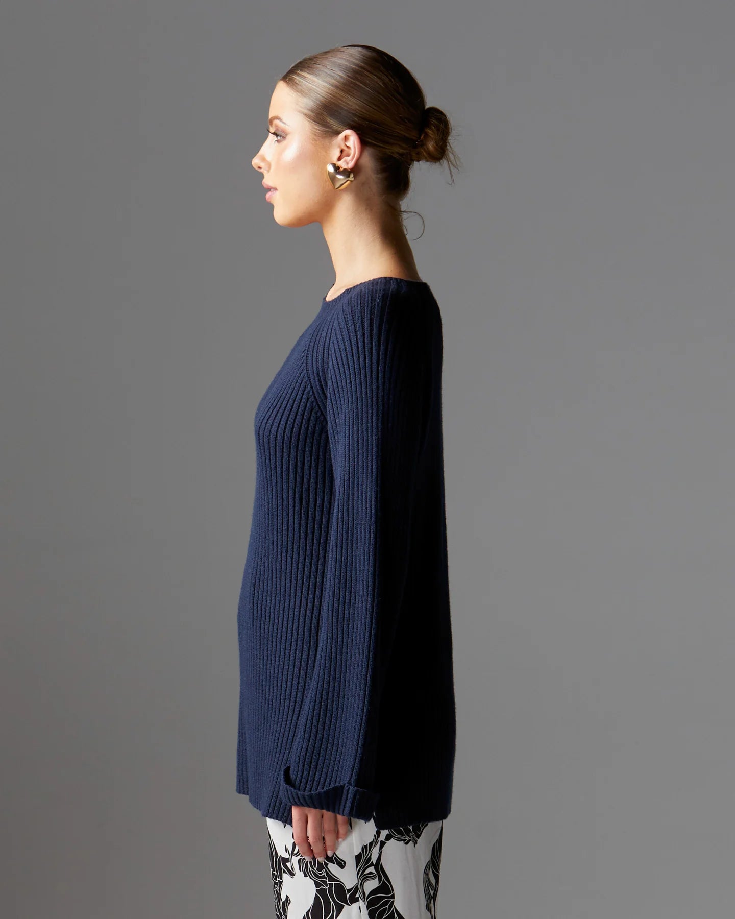 Bluebell Rib Tunic | Navy