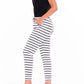 Heidi Pant | Black & White Stripe