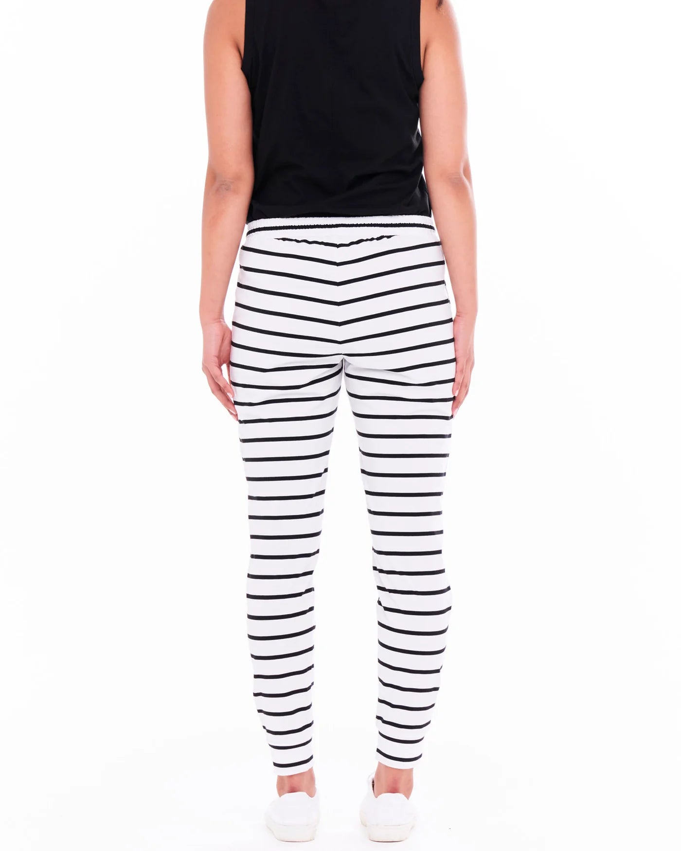 Heidi Pant | Black & White Stripe