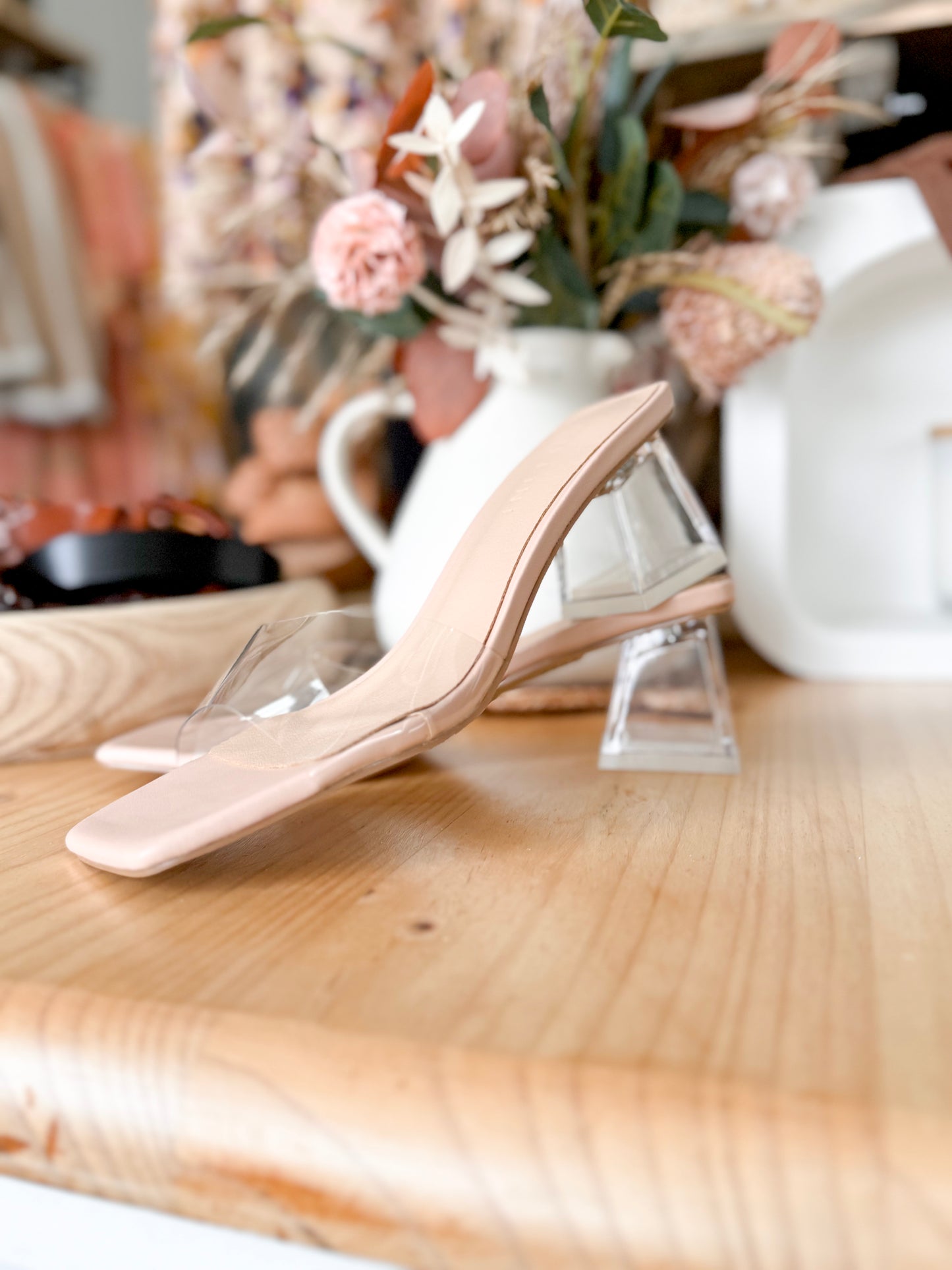 Xava Heel | Nude Clear