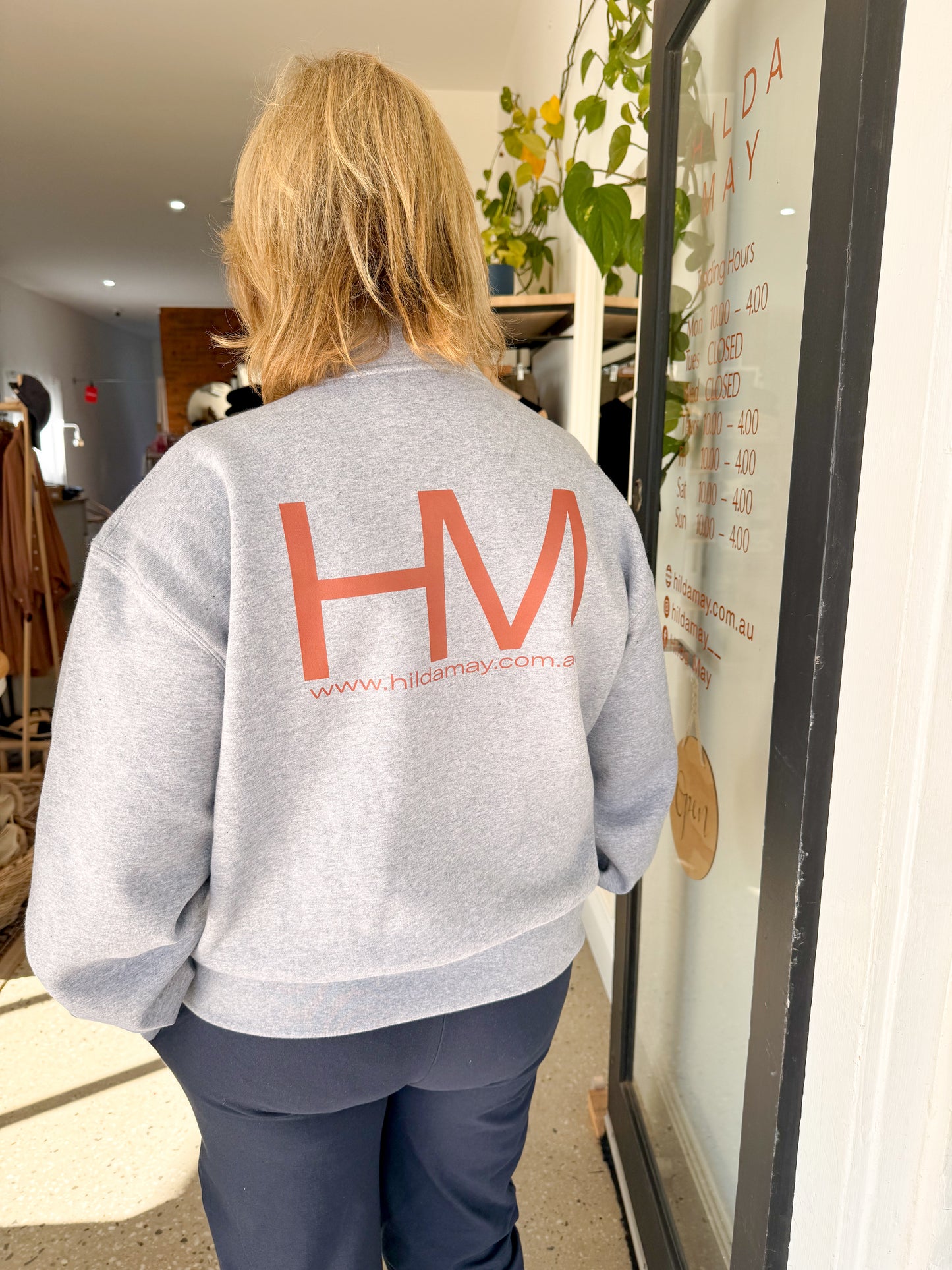 Hilda May 1/2 Zip | Grey Marle