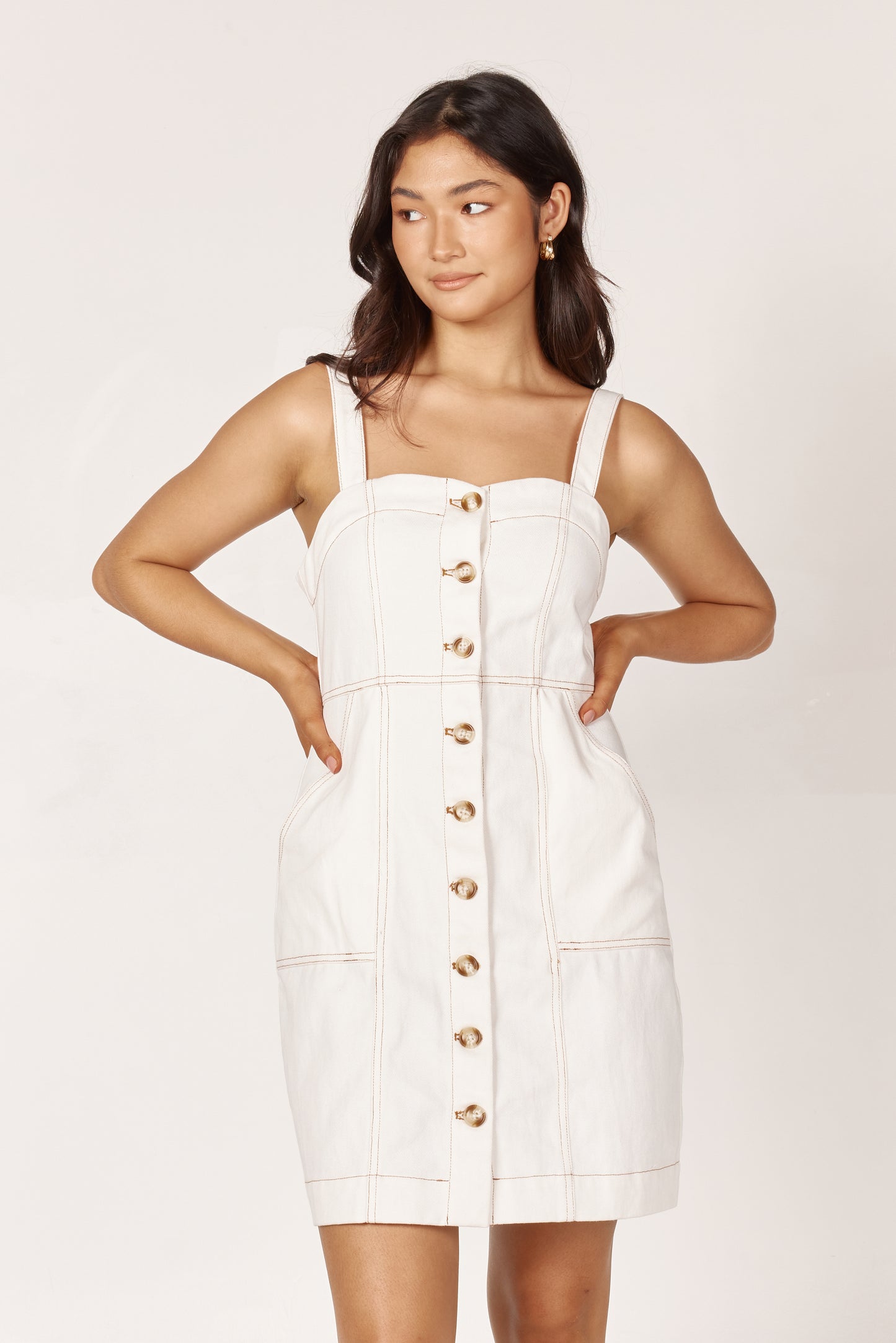 Anthea Mini Dress | Ivory