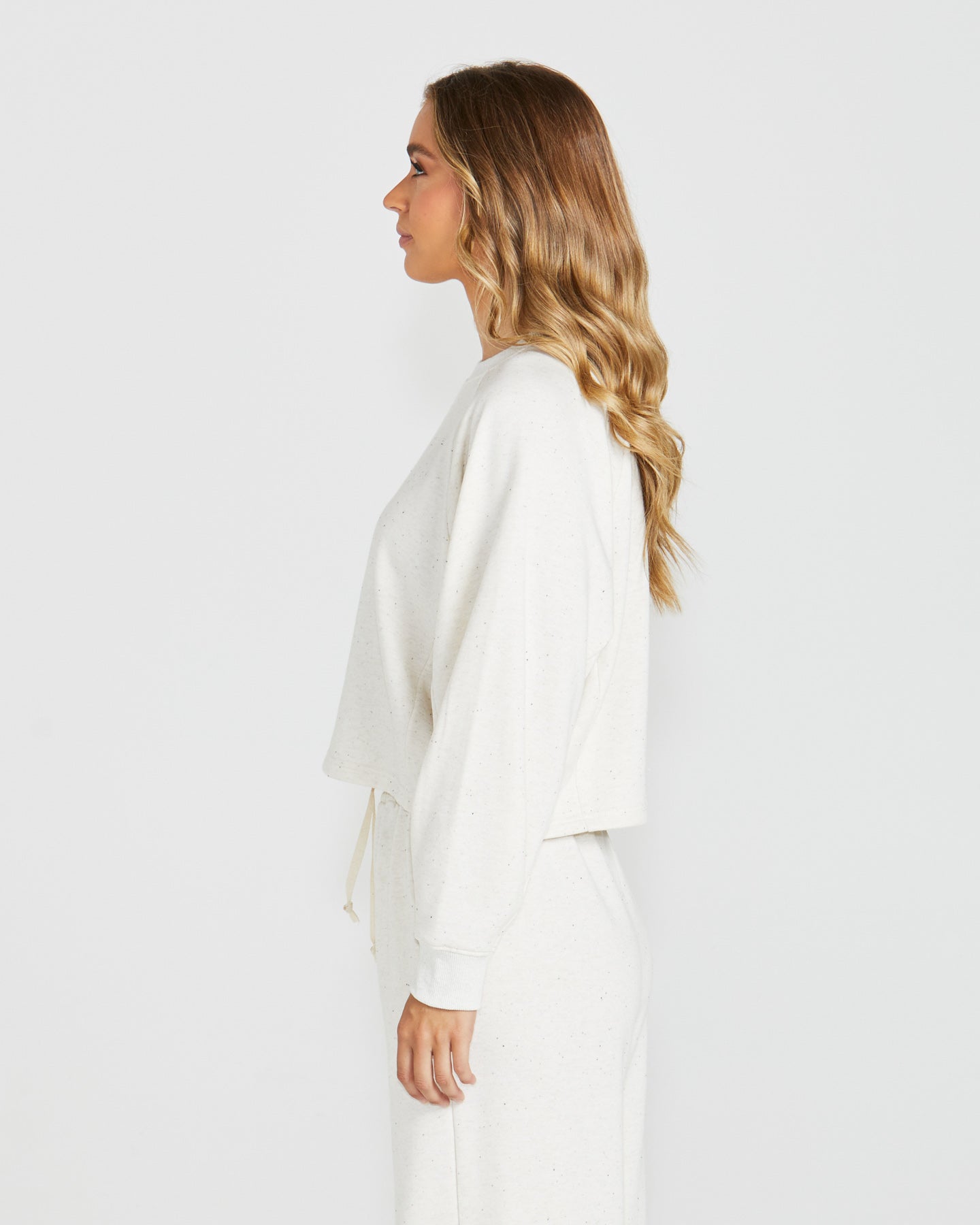 Giselle Sweat | Cream Fleck