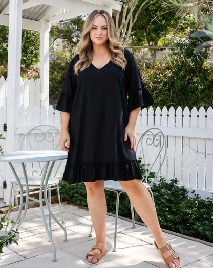 Shift Dress | Black