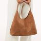 Tammy Shoulder Bag | Dark Tan Suede