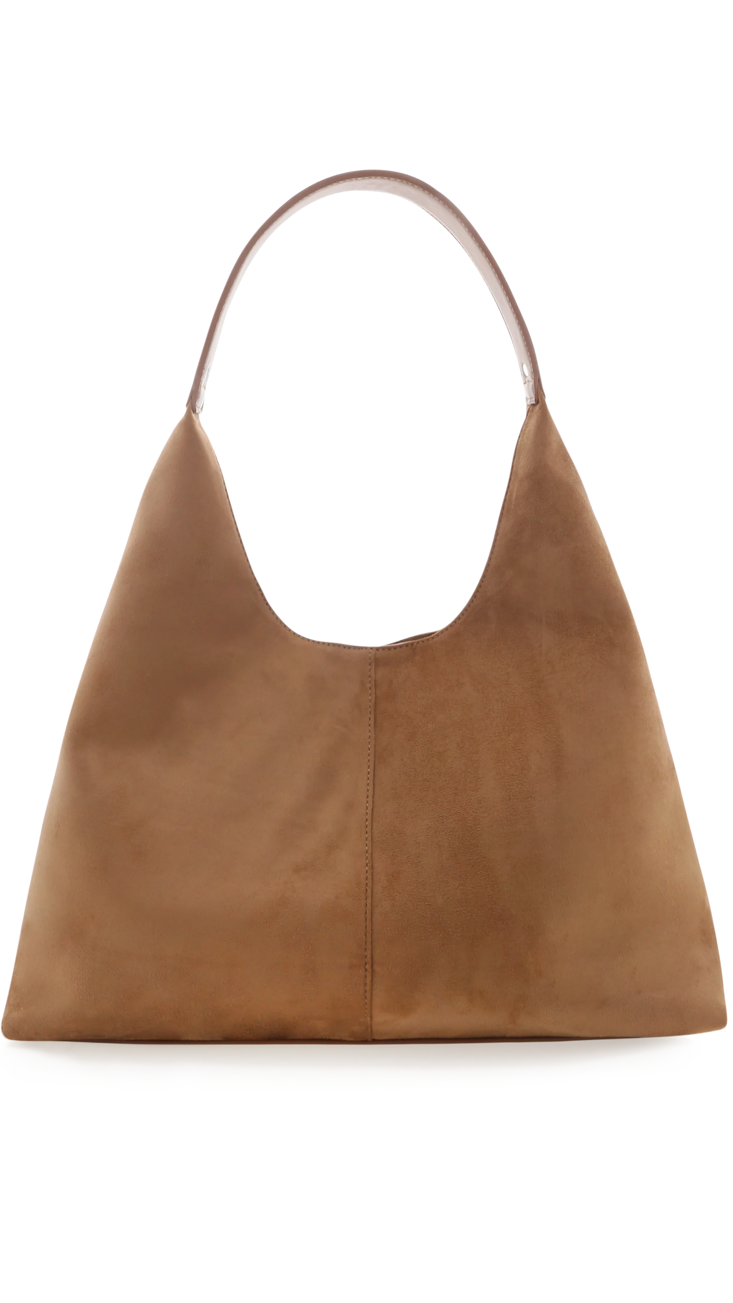 Tammy Shoulder Bag | Dark Tan Suede
