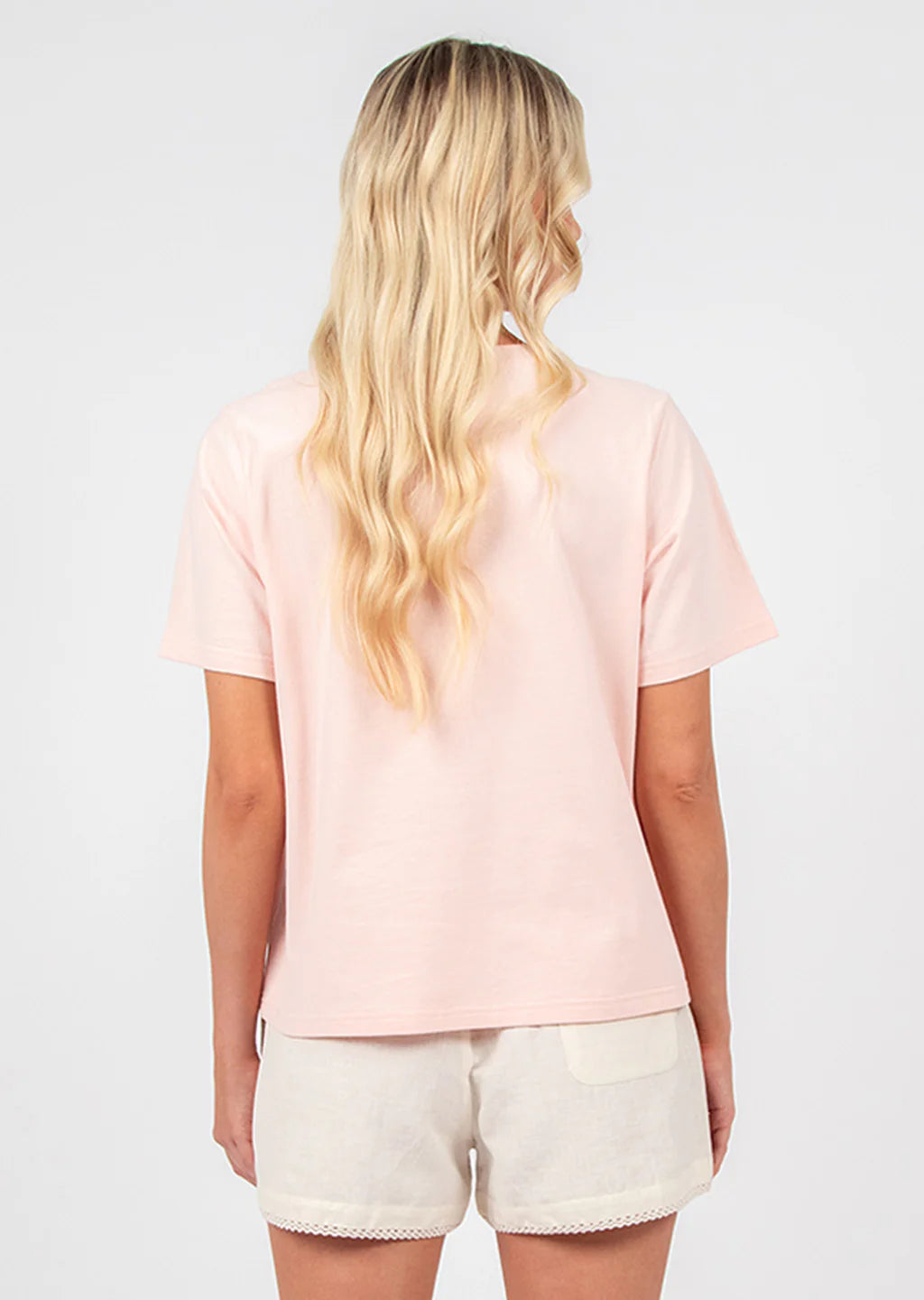 Heatwave Tee | Soft Pink