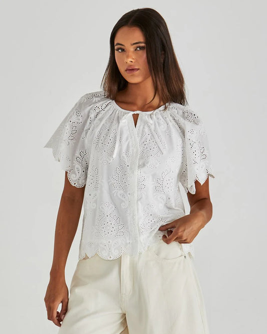Ani Blouse | White