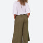 Studio Crop Pant | Khaki Size XS