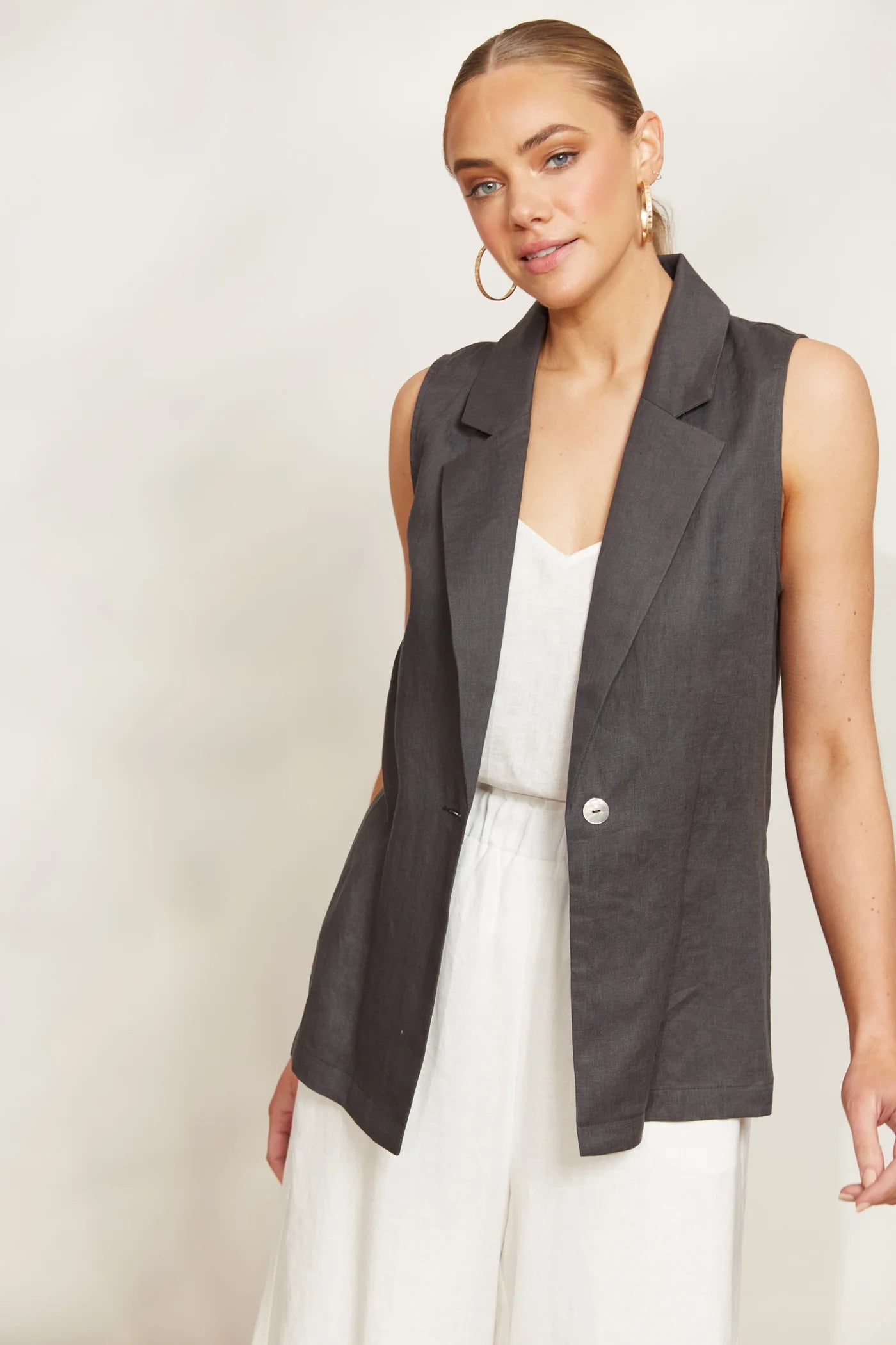 Halcyon Vest | Oyster