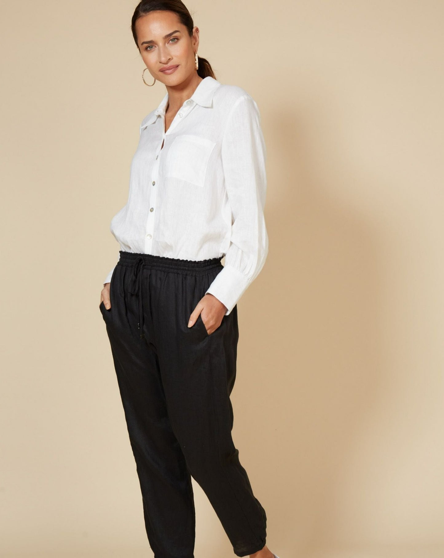 Studio Relaxed Pant | Ebony